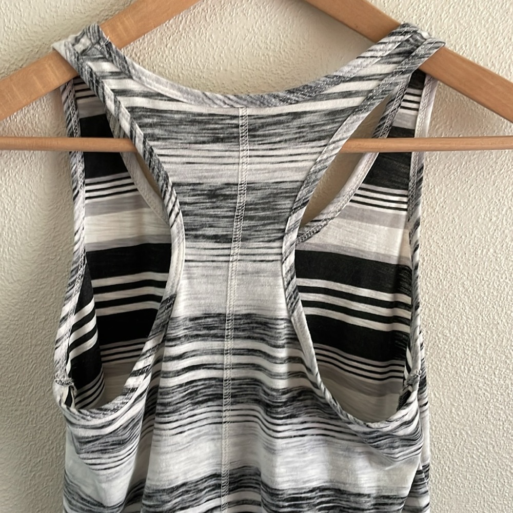 Mossimo Supply Co. racerback womens tank | black and white | size small - Picture 3 of 8